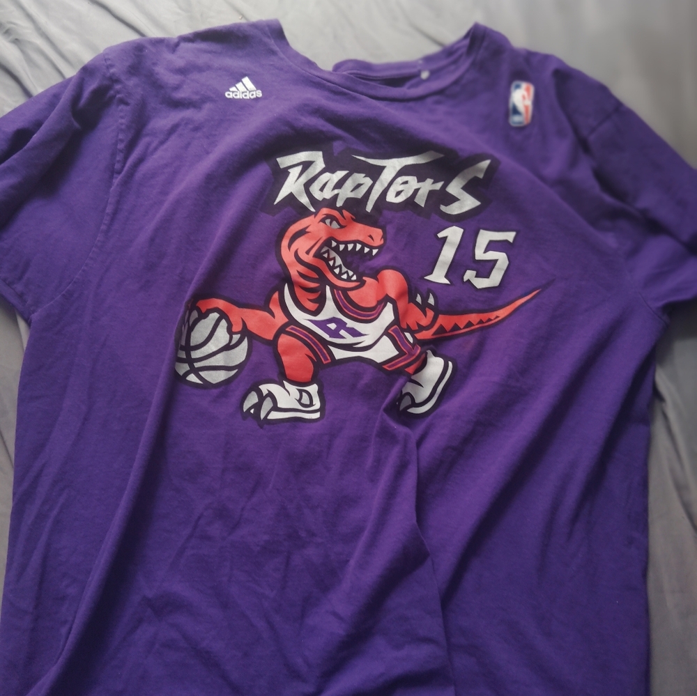 AdidasPurple Raptors Tee